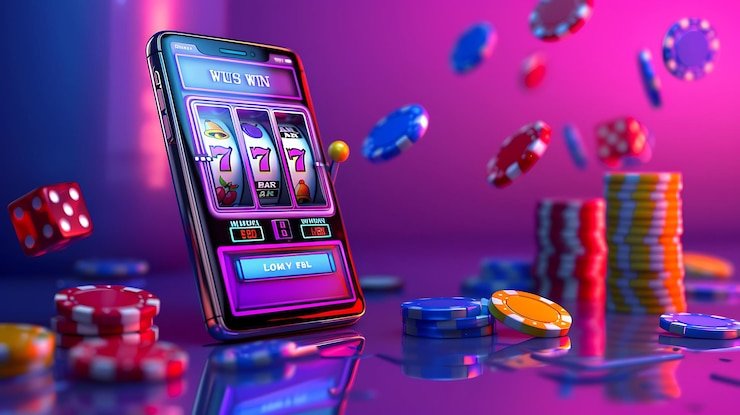 Tampilan unduh aplikasi win805 di ponsel